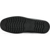 Marc Joseph New York Men’s Casual Hands Free Slip on Buckle Loafers(Black Grainy Leather)
