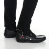 Marc Joseph New York Men’s Casual Hands Free Slip on Penny Loafers(Black)