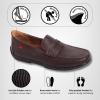Marc Joseph New York Men’s Casual Hands Free Slip on Penny Loafers(Brown)