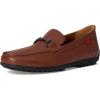 Marc Joseph New York Men’s Casual Hands Free Slip on Buckle Loafers(Cognac)