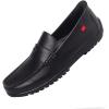 Marc Joseph New York Men’s Casual Hands Free Slip on Penny Loafers(Black)