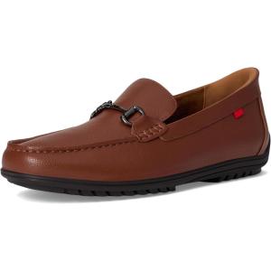 Marc Joseph New York Men’s Casual Hands Free Slip on Buckle Loafers(Cognac)
