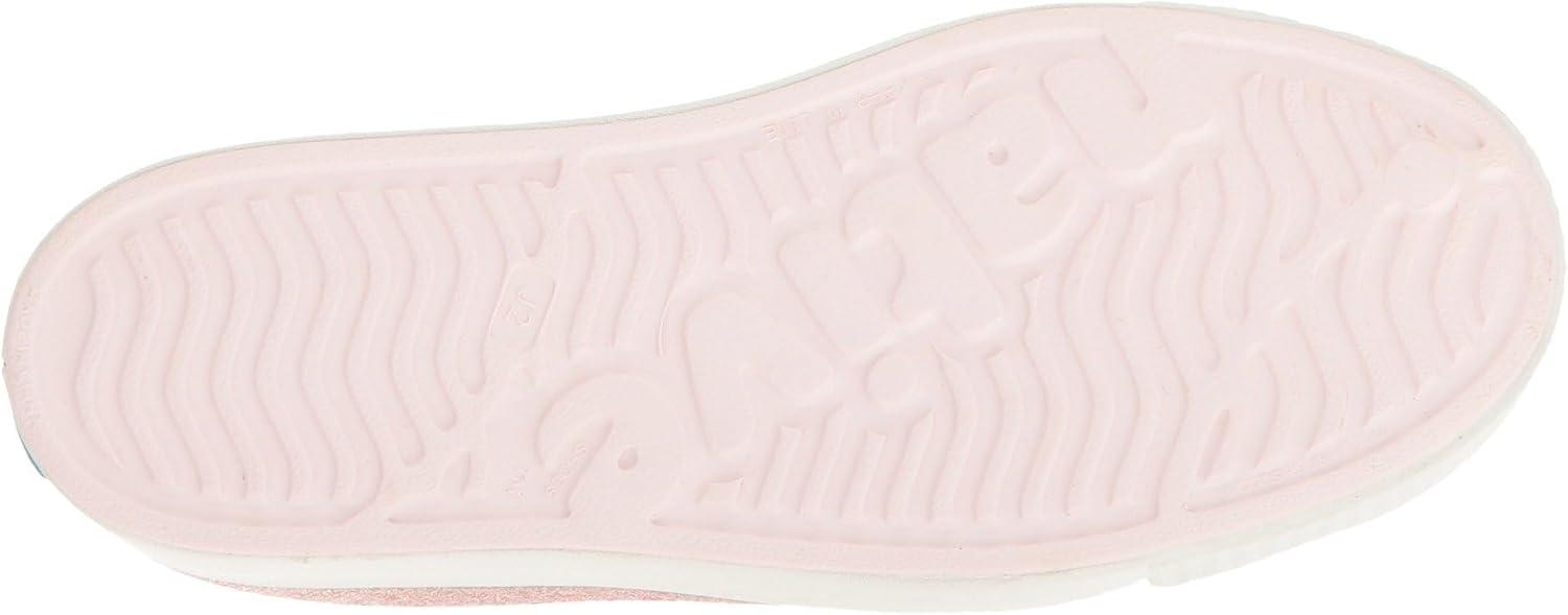 image:imageNative Kids Jefferson Iridescent Child SlipOn ToddlerLittle KidMilk Pink BlingShell White