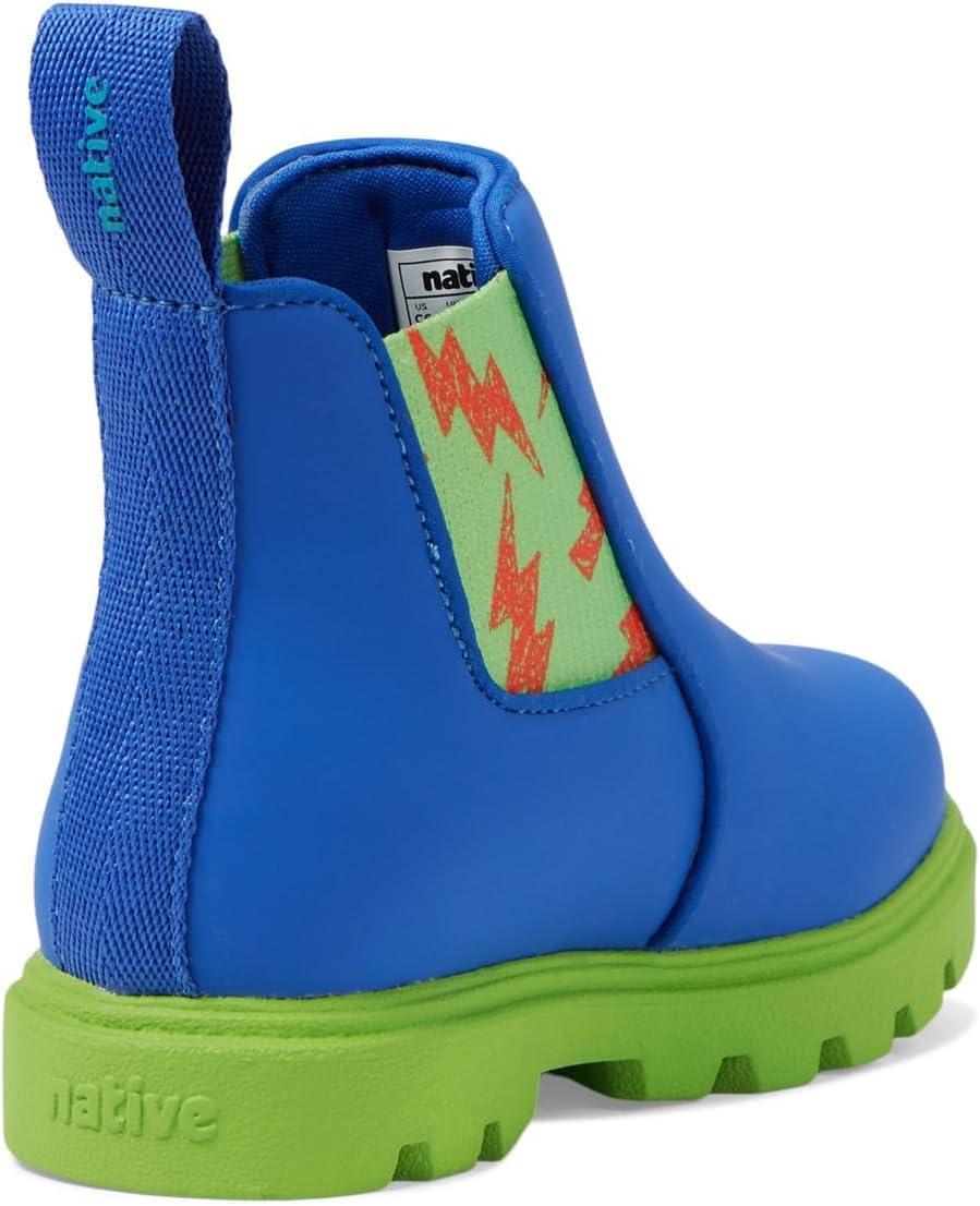 image:imageNative Shoes Kensington Treklite Bloom ToddlerUv BlueSnap GreenSnap Laflame Lightning