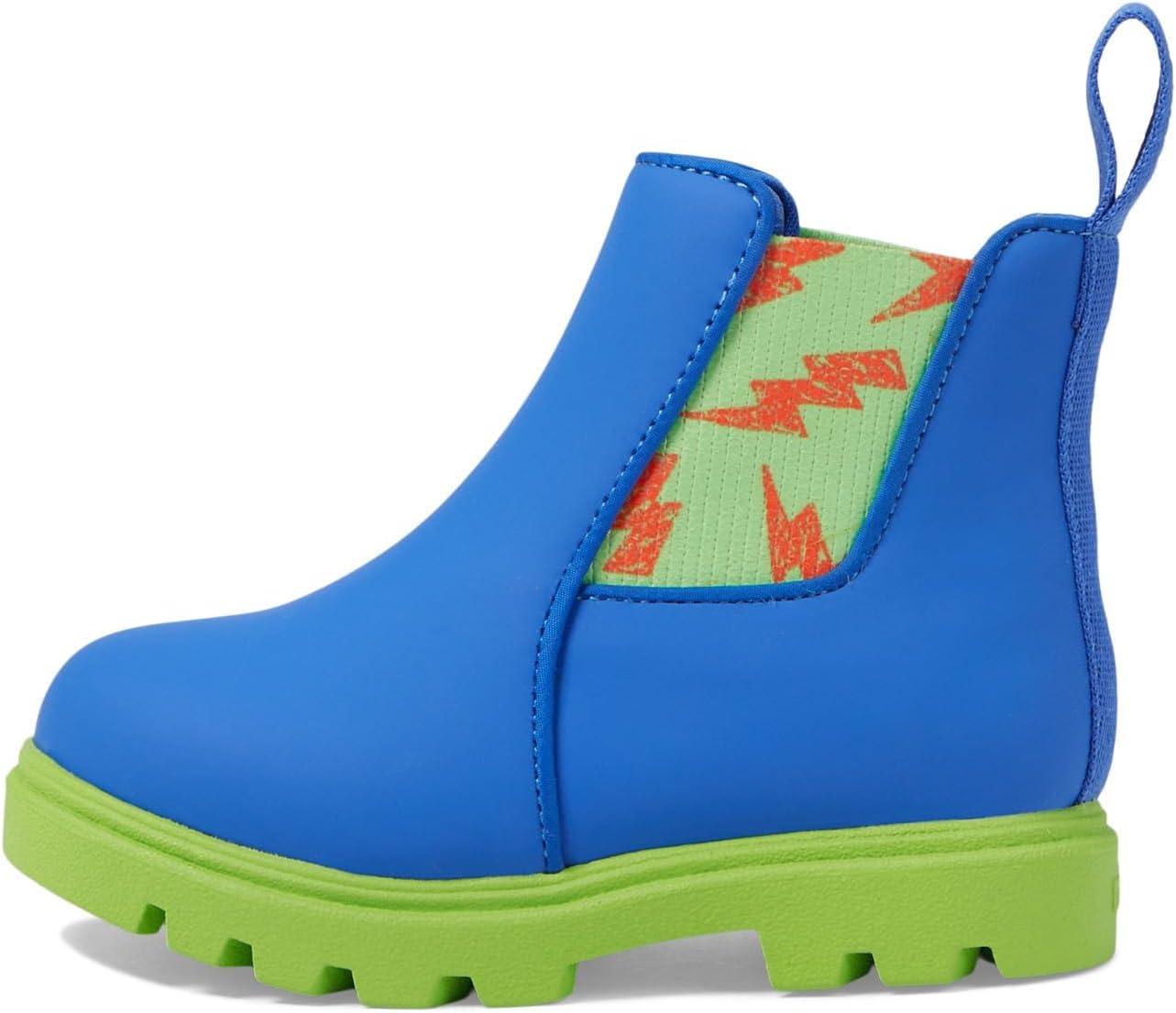 image:imageNative Shoes Kensington Treklite Bloom ToddlerUv BlueSnap GreenSnap Laflame Lightning
