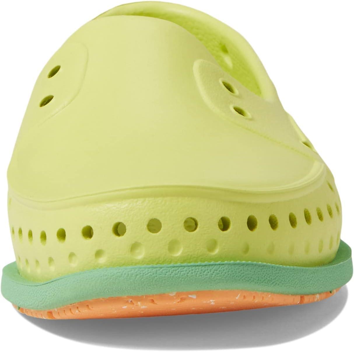 image:imageNative Shoes Kids Howard Sugarlite Sneakers for Toddler Perforated Synthetic Upper with Lining SlipOn Style Comfy and LightweightCelery GreenCandy GreenPapaya Speckle Rubber