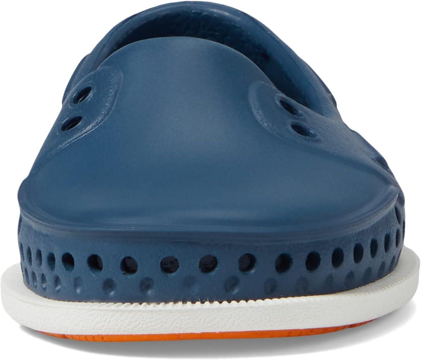image:imageNative Shoes Kids Howard Sugarlite Sneakers for Toddler Perforated Synthetic Upper with Lining SlipOn Style Comfy and LightweightFrontier BlueShell WhiteFoxtail Speckle Rubber
