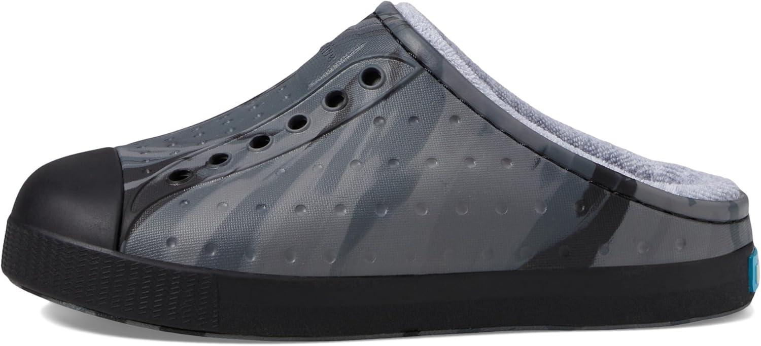 image:imageNative Shoes Kids Jefferson French Terry Little KidBig Kid Shoes for Kids Synthetic OutsoleGravity Grey MarbleJiffy Black