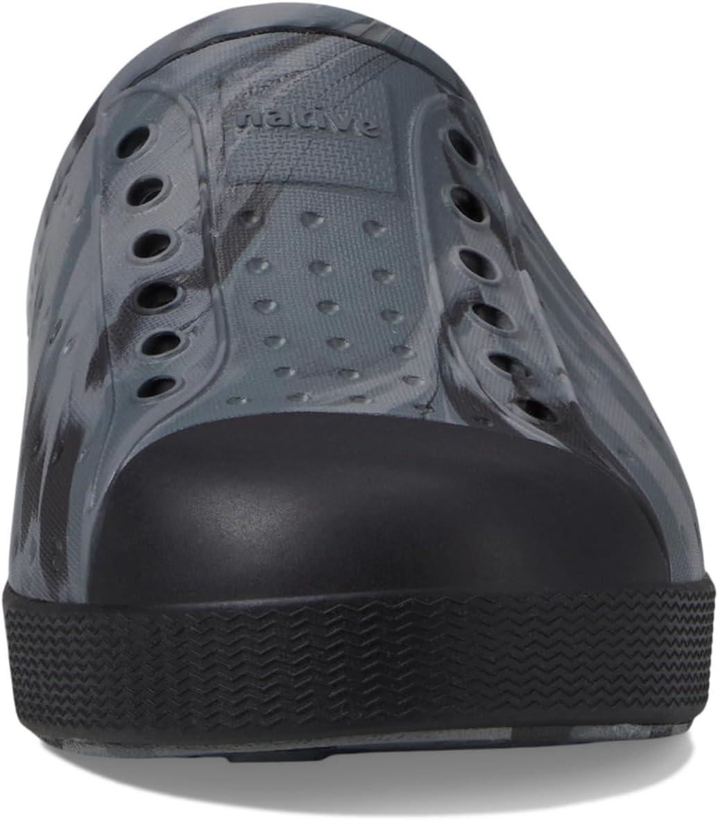 image:imageNative Shoes Kids Jefferson French Terry Little KidBig Kid Shoes for Kids Synthetic OutsoleGravity Grey MarbleJiffy Black