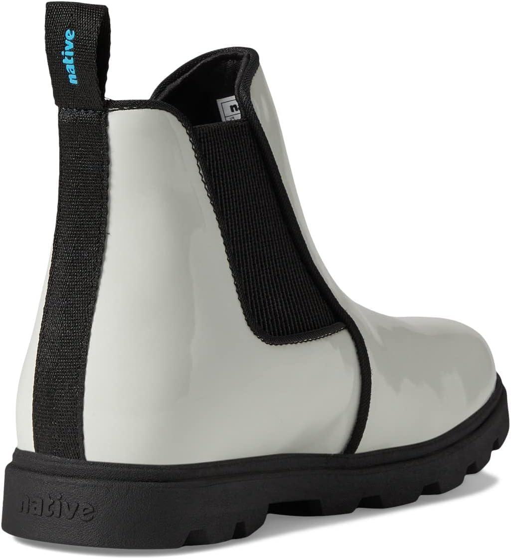 image:imageNative Shoes Kids Kensington Treklite Gloss Sneakers for Little Kids Textile Lining PullOn Style and Synthetic OutsoleShell White GlossJiffy Black