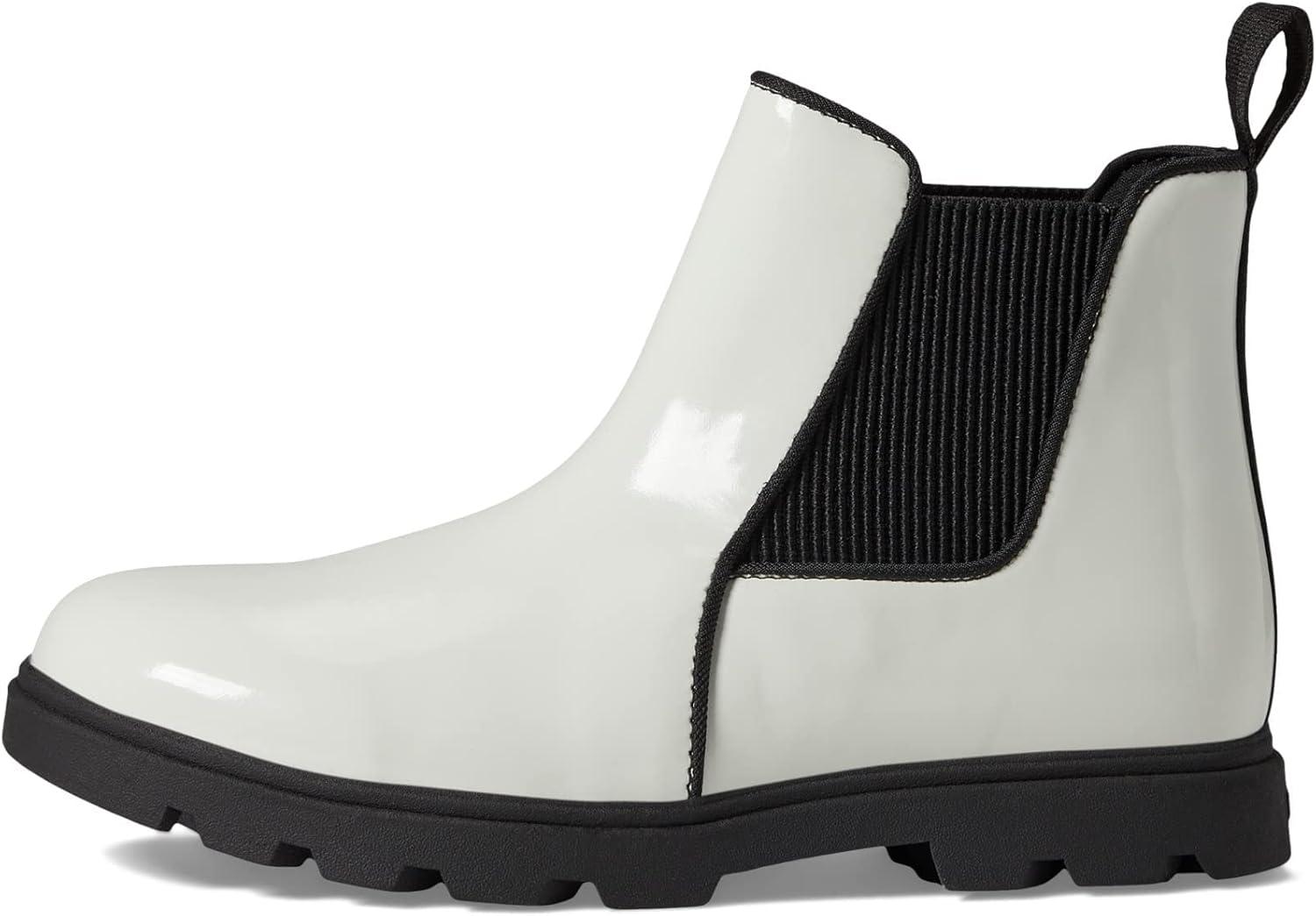 image:imageNative Shoes Kids Kensington Treklite Gloss Sneakers for Little Kids Textile Lining PullOn Style and Synthetic OutsoleShell White GlossJiffy Black