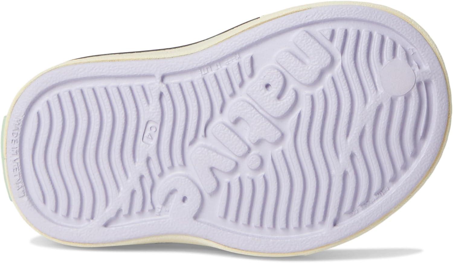 image:imageNative Shoes Miles Bloom ToddlerFuture PurpleBone WhiteInk Wiggle Stripe