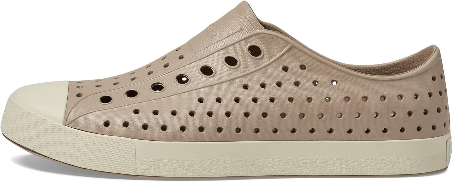 image:imageNative Shoes UnisexAdult Jefferson Lightweight Fashion SneakerFlax TanBone White