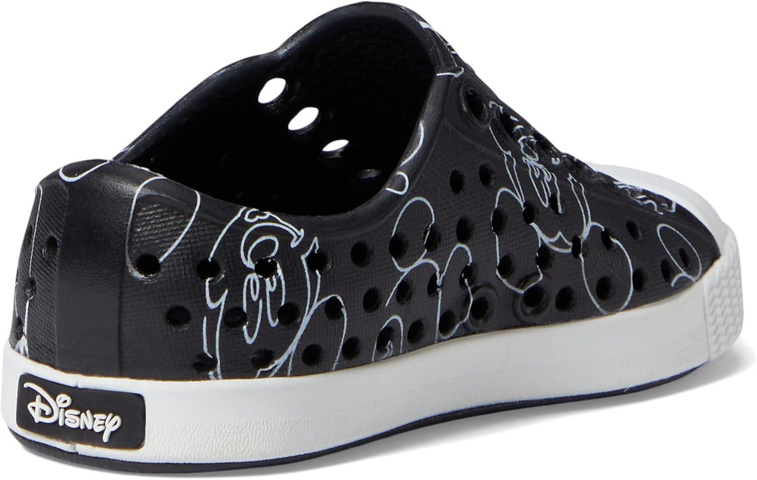 image:imageNative Shoes UnisexAdult Jefferson Lightweight Fashion SneakerJiffy BlackShell WhiteMickey Doodle All Over Print
