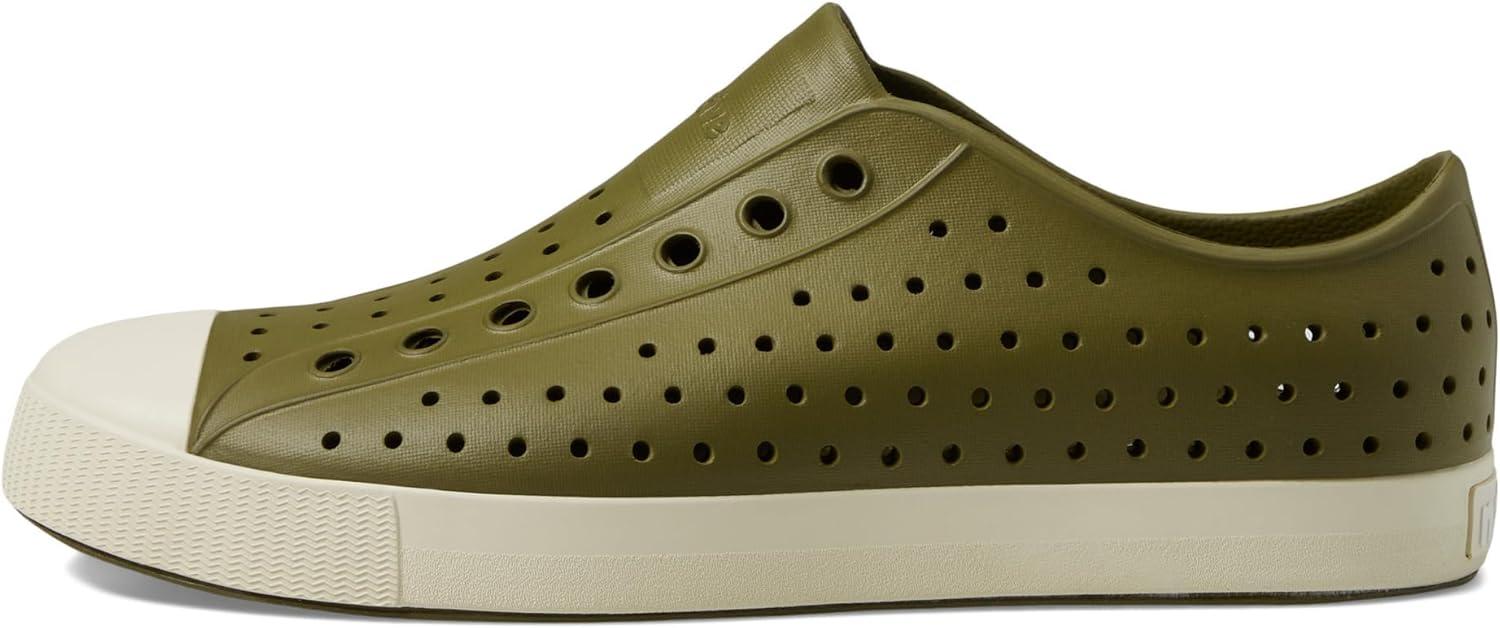 image:imageNative Shoes UnisexAdult Jefferson Lightweight Fashion SneakerRookie GreenBone White