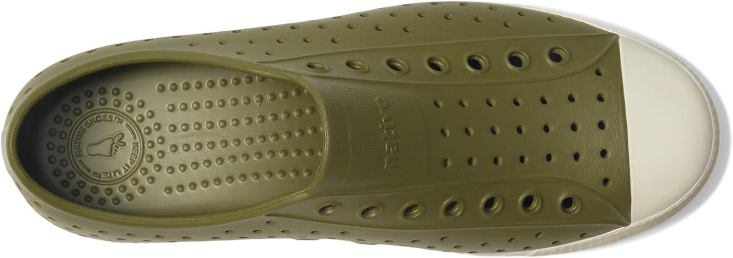image:imageNative Shoes UnisexAdult Jefferson Lightweight Fashion SneakerRookie GreenBone White