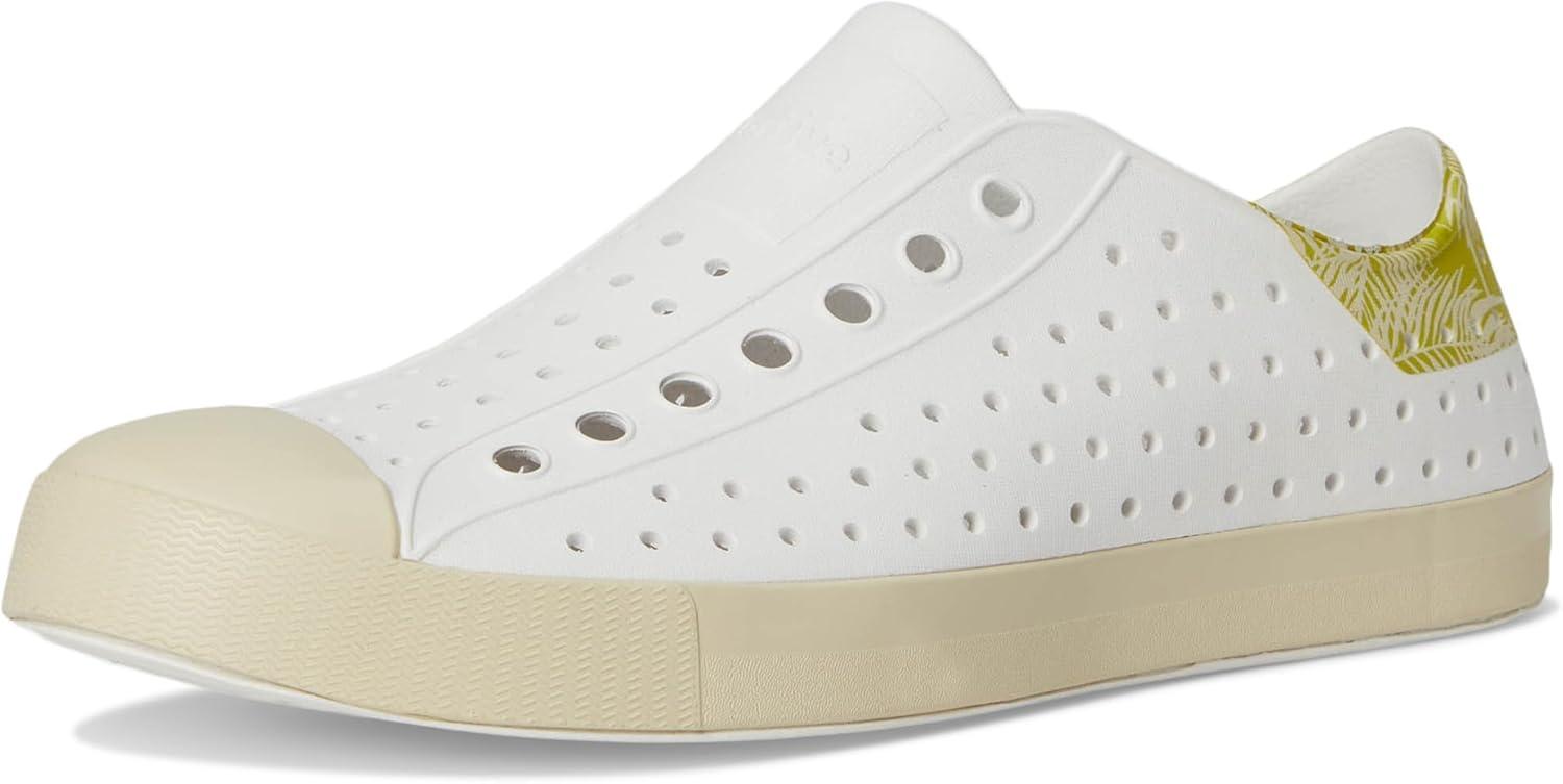 image:imageNative Shoes UnisexAdult Jefferson Wanderfoam BlockShell WhiteBone WhiteSeaweed Palm Block