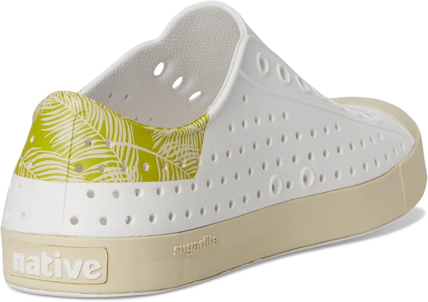 image:imageNative Shoes UnisexAdult Jefferson Wanderfoam BlockShell WhiteBone WhiteSeaweed Palm Block