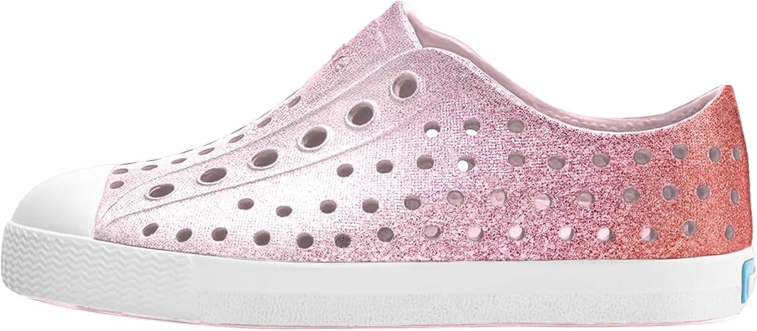 image:imageNative Shoes UnisexChild Jefferson BioBling SneakersBarely Samba BlingShell White