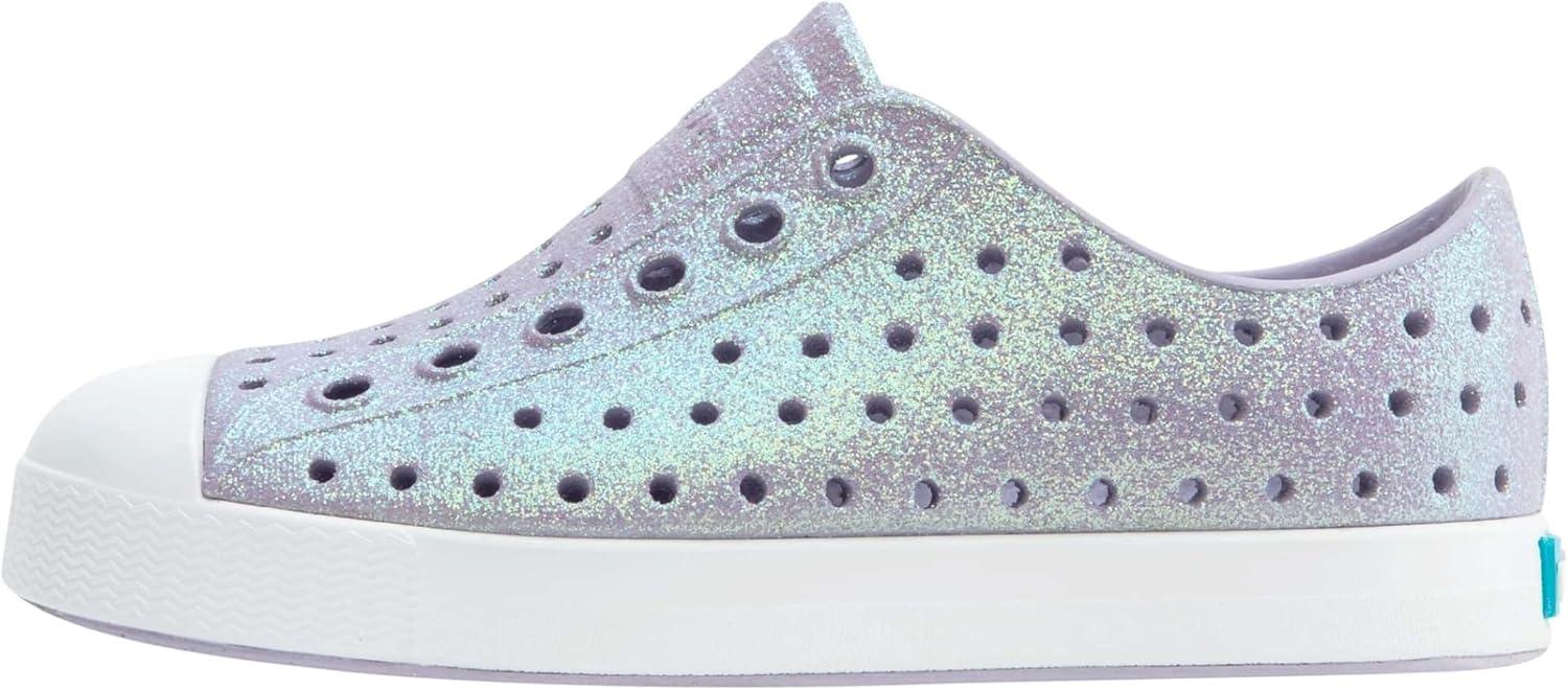 image:imageNative Shoes UnisexChild Jefferson BioBling SneakersFuture Purple BlingShell White