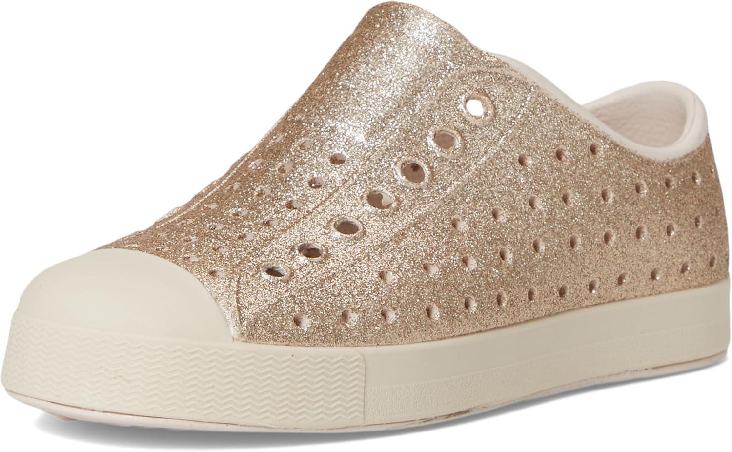 image:imageNative Shoes UnisexChild Jefferson BioBling SneakersRock Salt BlingRock Salt Pink