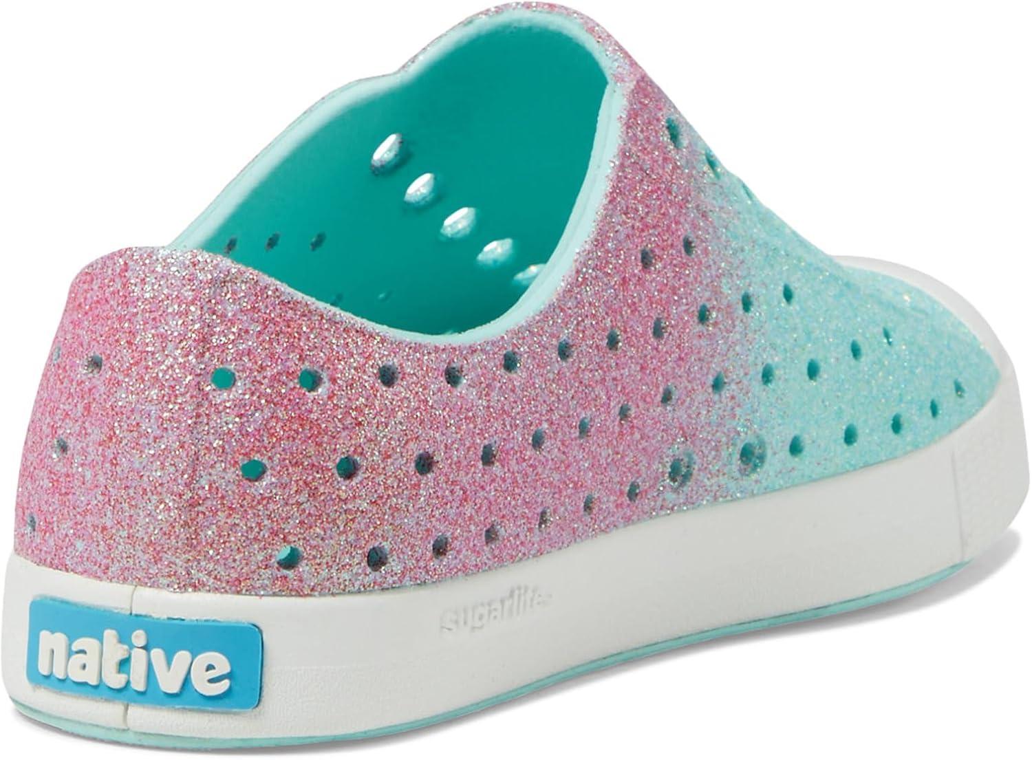 image:imageNative Shoes UnisexChild Jefferson Bling Little KidBig KidHydrangea BlingShell White