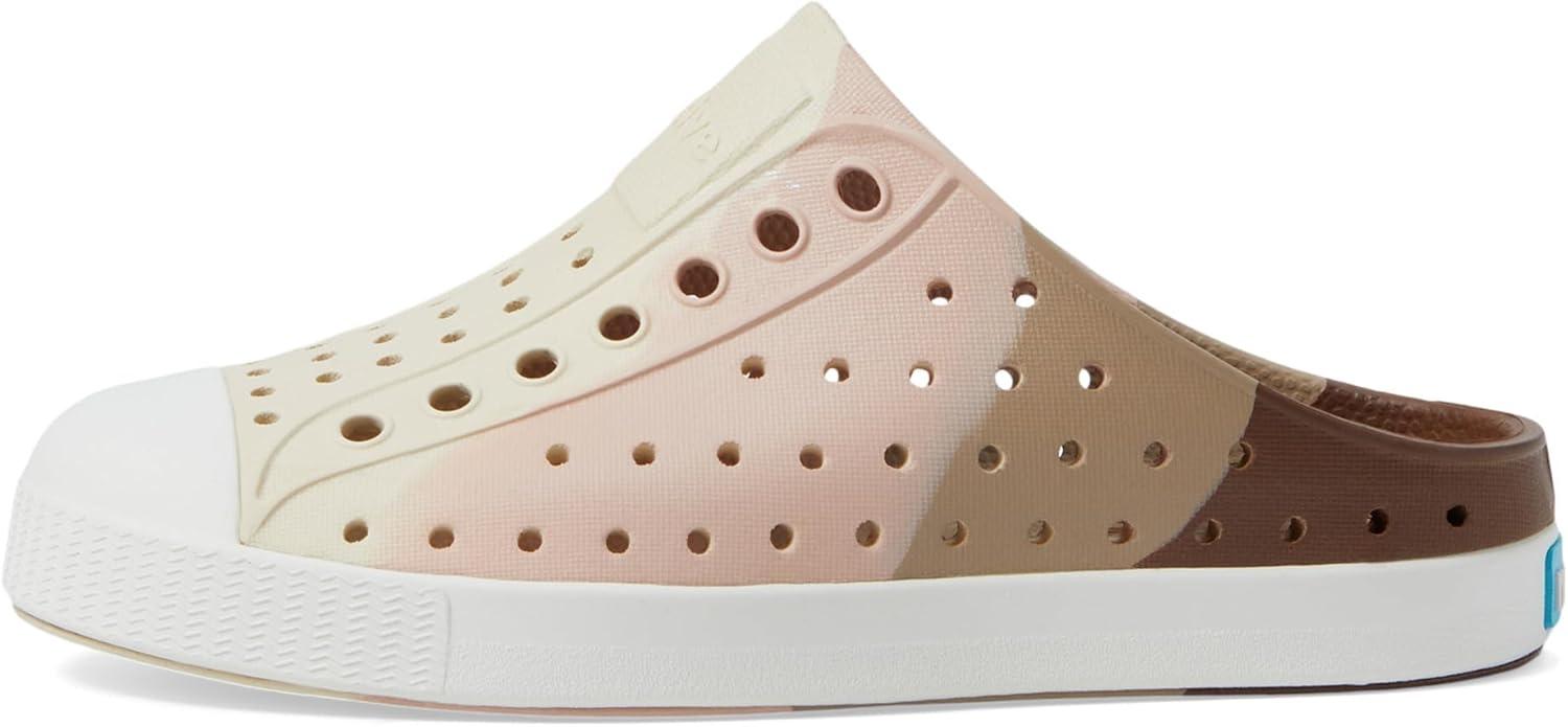 image:imageNative Shoes UnisexChild Jefferson Clog Little KidBig KidChameleon Flax MarbleShell White
