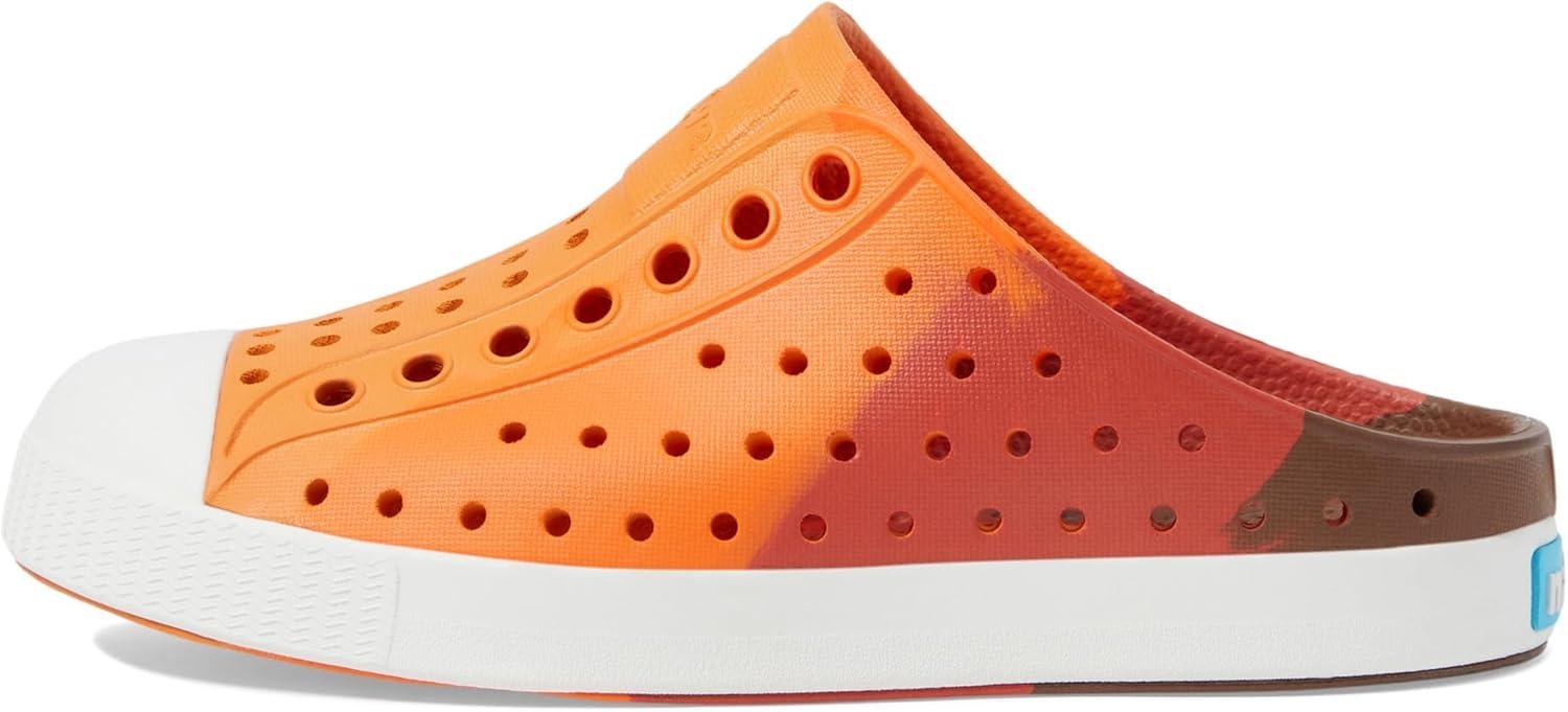 image:imageNative Shoes UnisexChild Jefferson Clog Little KidBig KidSunset Roasted MarbleShell White