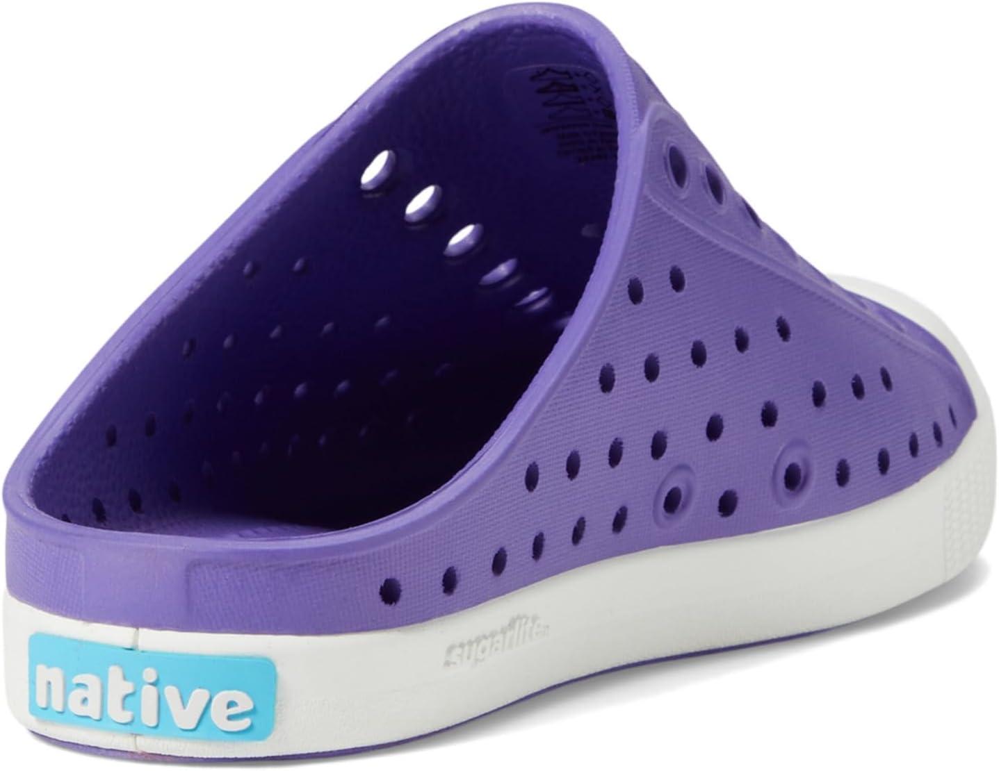 image:imageNative Shoes UnisexChild Jefferson Clog Little KidBig KidUltra VioletShell White