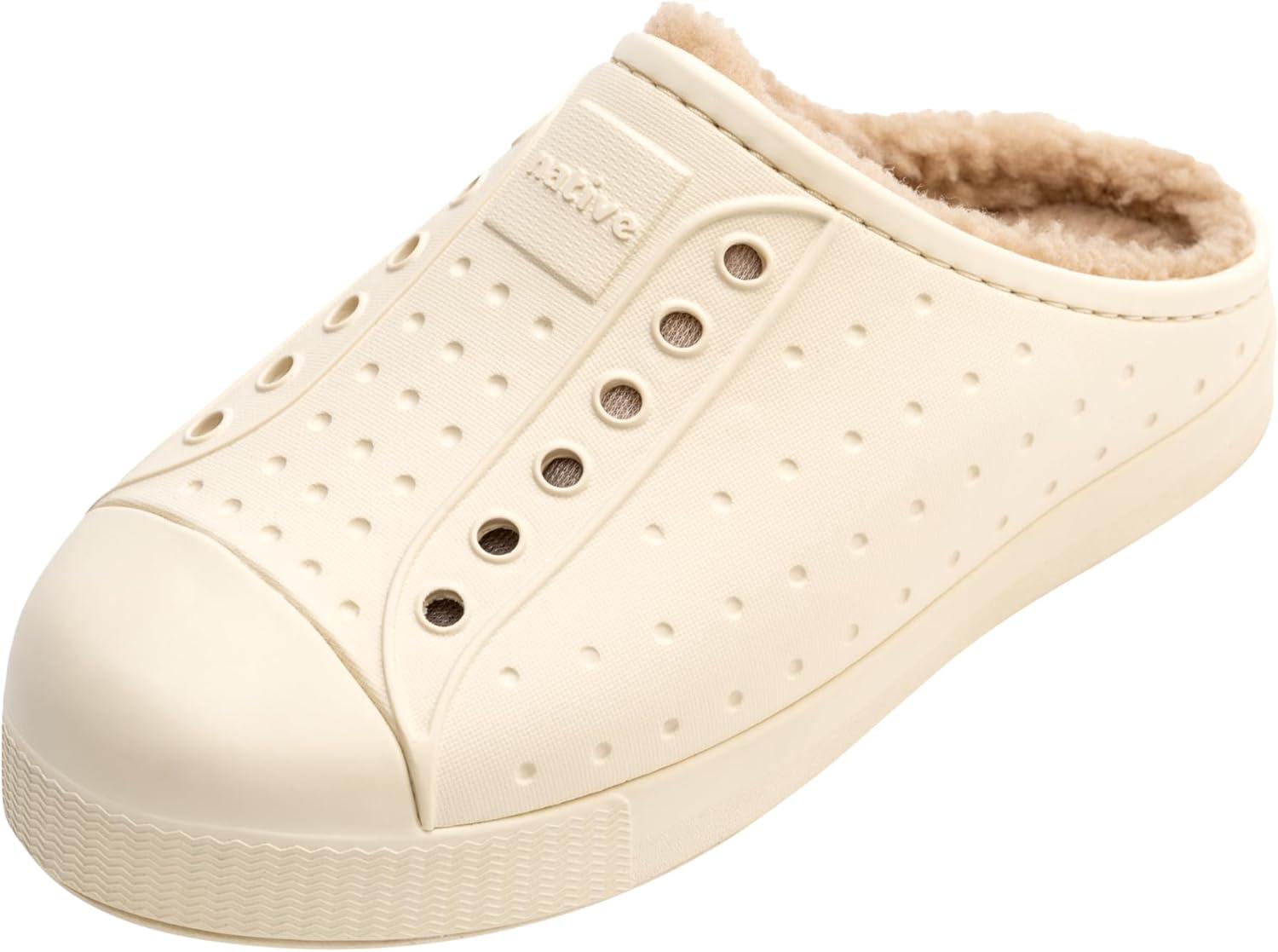 image:imageNative Shoes UnisexChild Jefferson Cozy Little KidBone WhiteBone WhiteFlax Tan