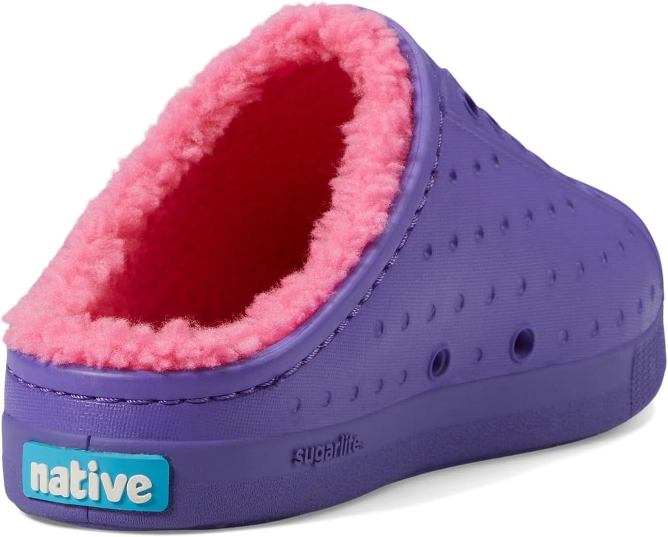 image:imageNative Shoes UnisexChild Jefferson Cozy Little KidUltra VioletUltra VioletDazzle Pink