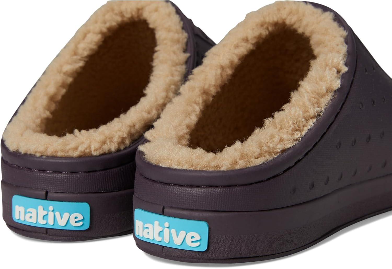 image:imageNative Shoes UnisexChild Jefferson Cozy Little KidVelvet PurpleVelvet PurpleFlax Tan