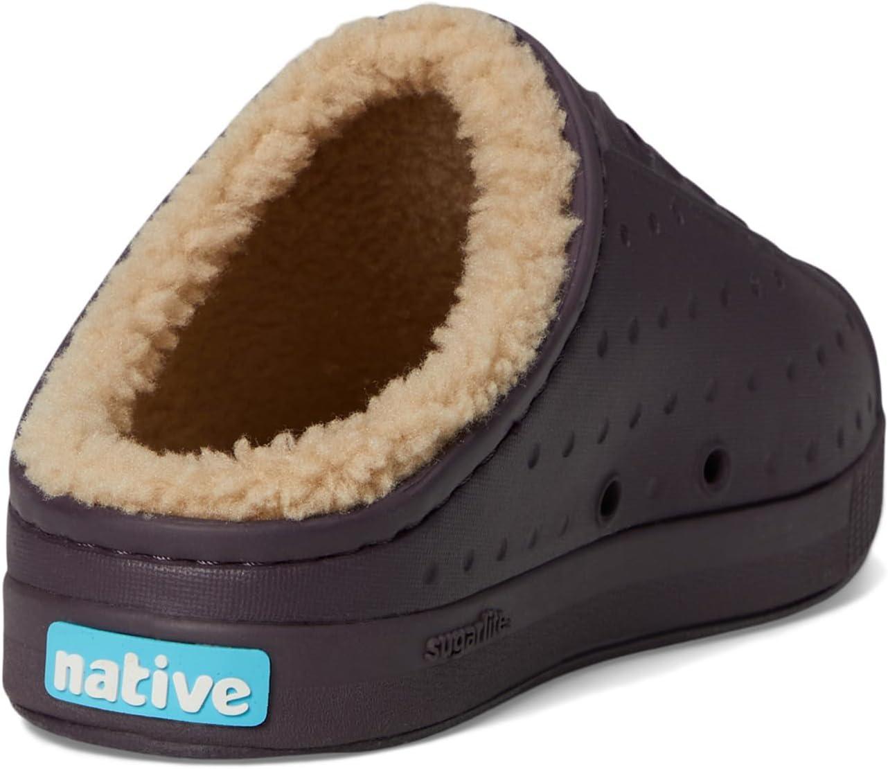 image:imageNative Shoes UnisexChild Jefferson Cozy Little KidVelvet PurpleVelvet PurpleFlax Tan
