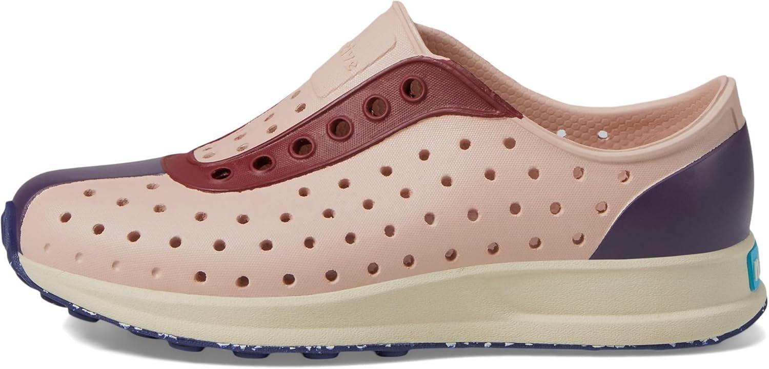 image:imageNative Shoes UnisexChild Robbie Print Little KidBig KidChameleon PinkBone WhiteVelvet TartRegatta Speckle Rubber