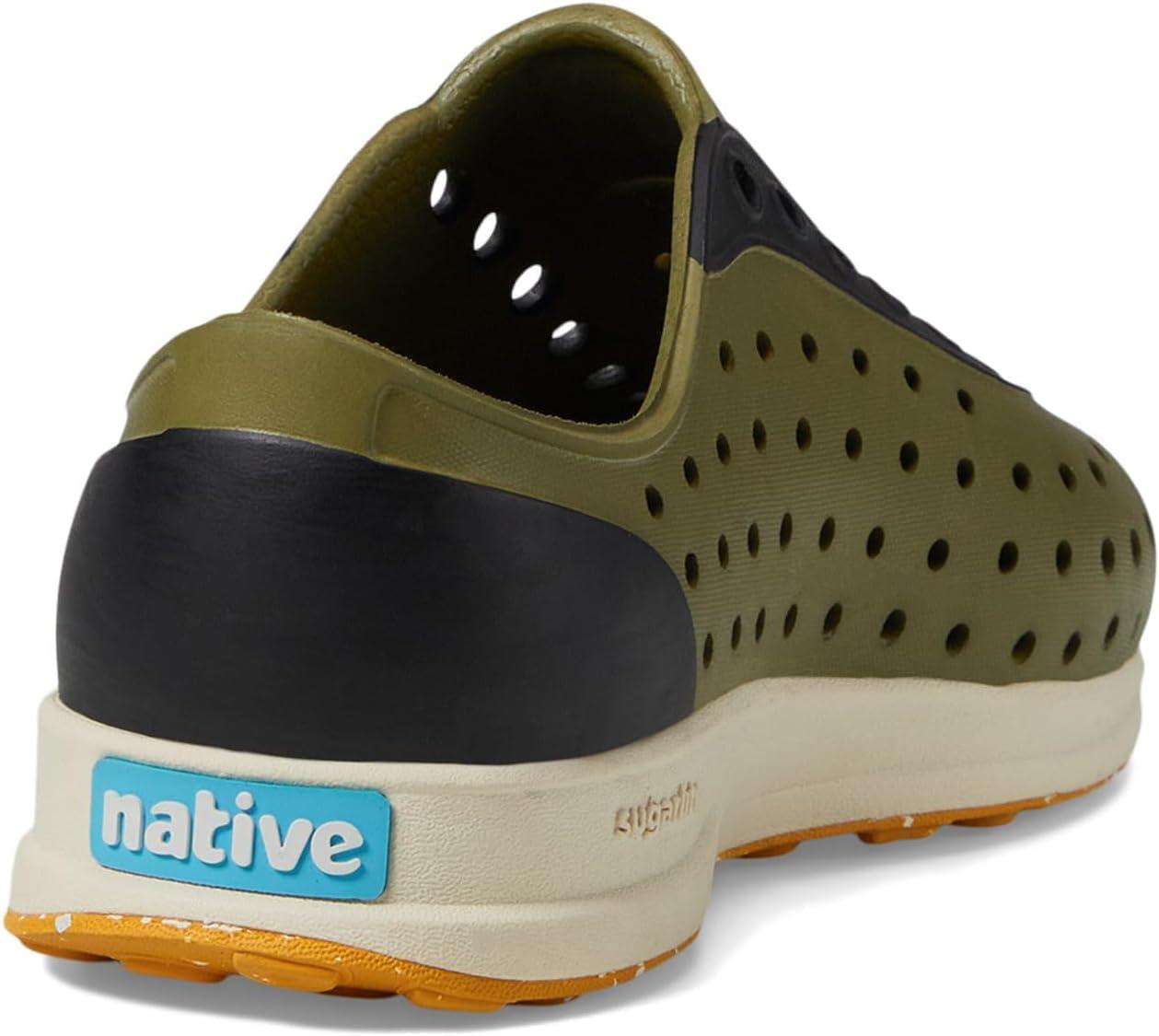 image:imageNative Shoes UnisexChild Robbie Print Little KidBig KidRookie GreenBone WhiteJiffy BlackWheat Speckle