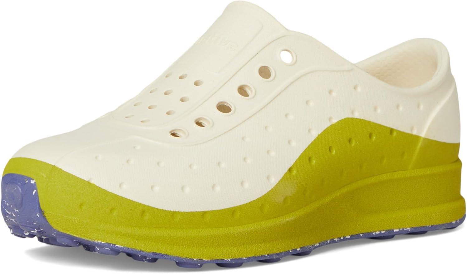 image:imageNative Shoes UnisexChild Robbie Roam ToddlerBone WhiteSeaweed GreenInk Speckle Rubber