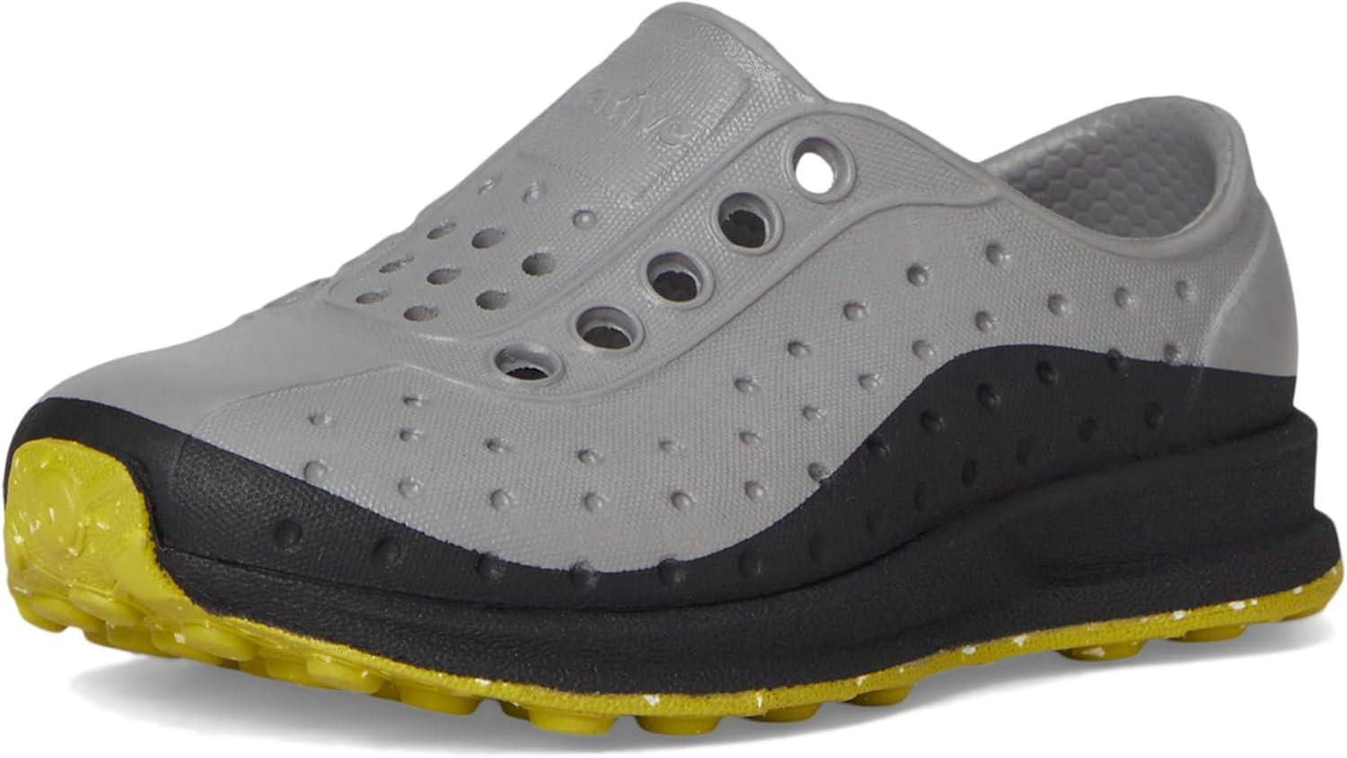 image:imageNative Shoes UnisexChild Robbie Roam ToddlerSatellite GreyJiffy BlackSeaweed Speckle Rubber