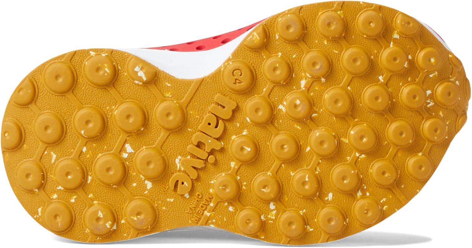image:imageNative Shoes UnisexChild Robbie SlipOn SneakerHyper RedShell WhiteMash Speckle Rubber