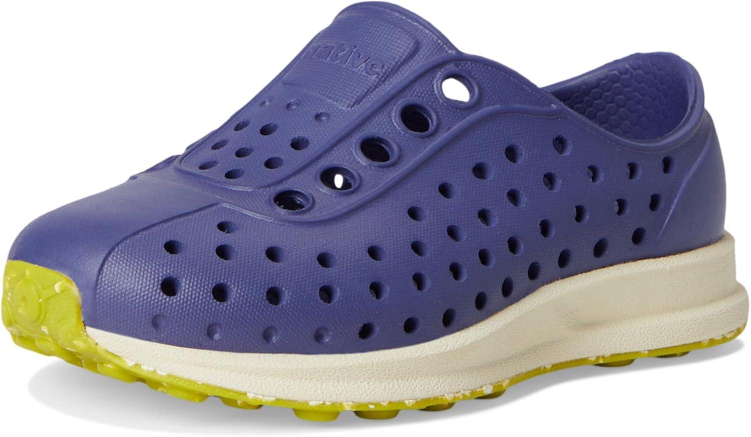 image:imageNative Shoes UnisexChild Robbie SlipOn SneakerInk BlueBone WhiteSeaweed Speckle Rubber