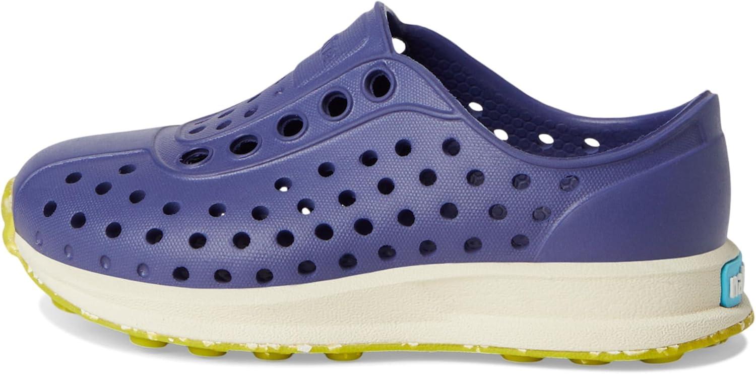image:imageNative Shoes UnisexChild Robbie SlipOn SneakerInk BlueBone WhiteSeaweed Speckle Rubber