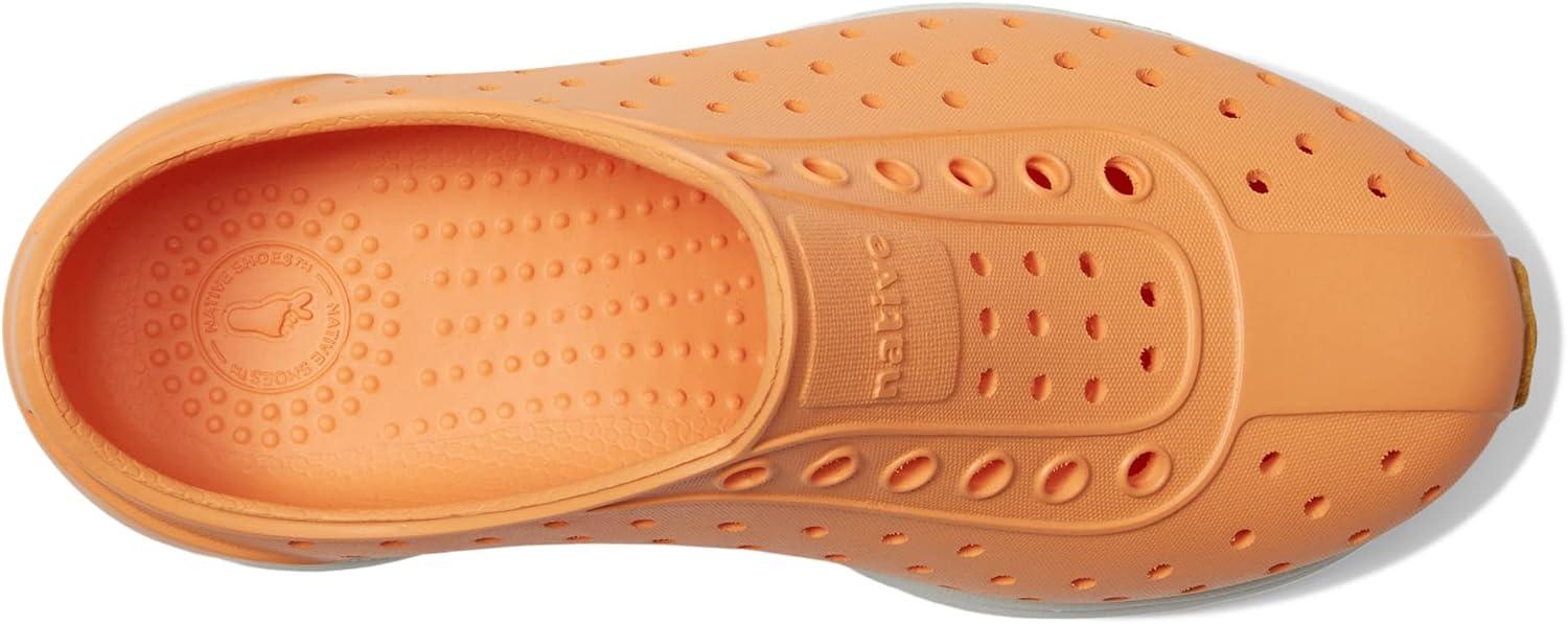 image:imageNative Shoes UnisexChild Robbie SlipOn SneakerPapaya OrangeShell WhiteMash Speckle Rubber