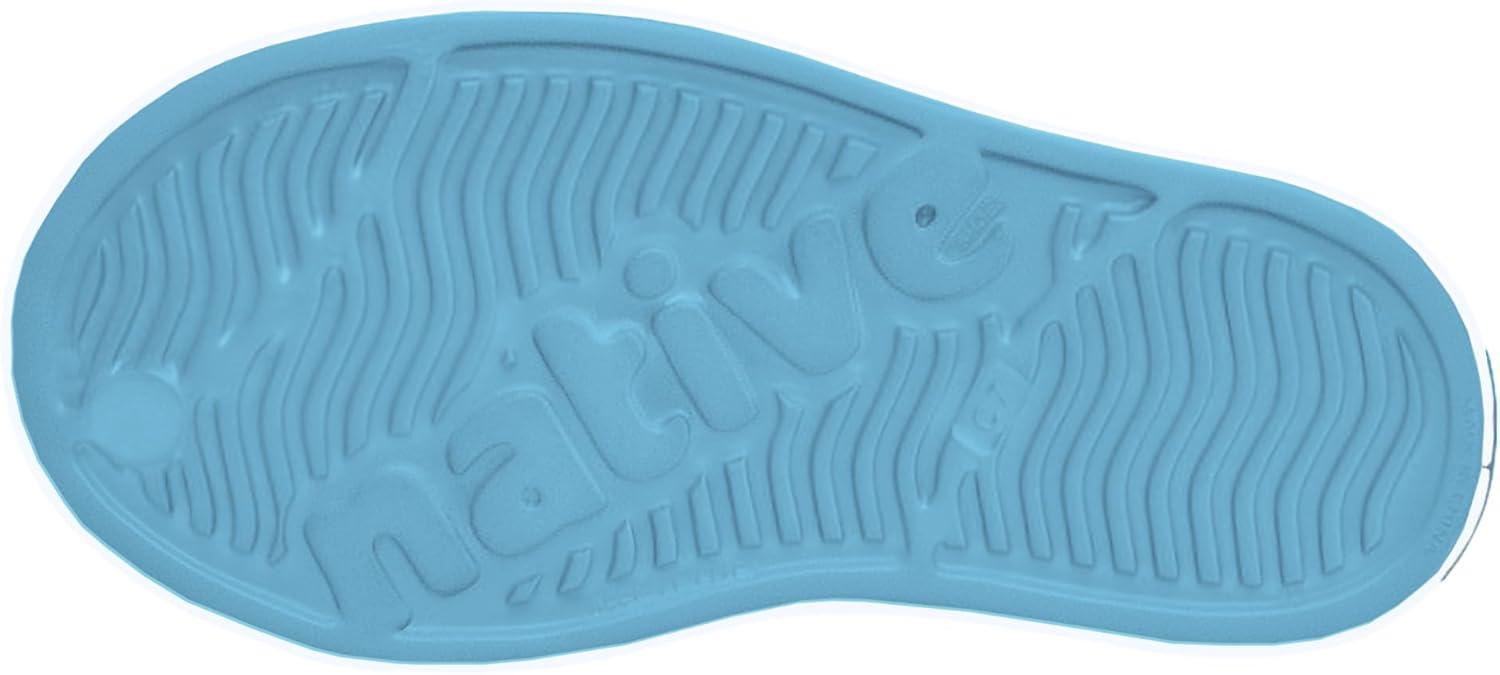 image:imageNative Shoes UnisexKids Jefferson Print SneakersAquarius BlueShell WhiteHilly Uv Blur