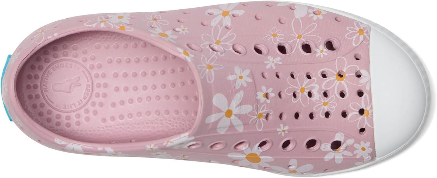 image:imageNative Shoes UnisexKids Jefferson Print SneakersBalos PinkShell WhiteShell Daisy