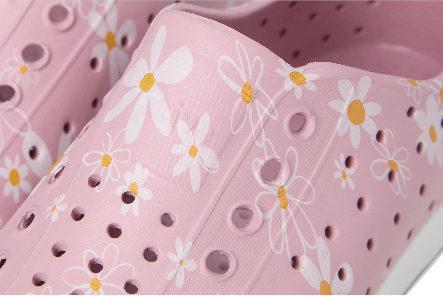 image:imageNative Shoes UnisexKids Jefferson Print SneakersBalos PinkShell WhiteShell Daisy