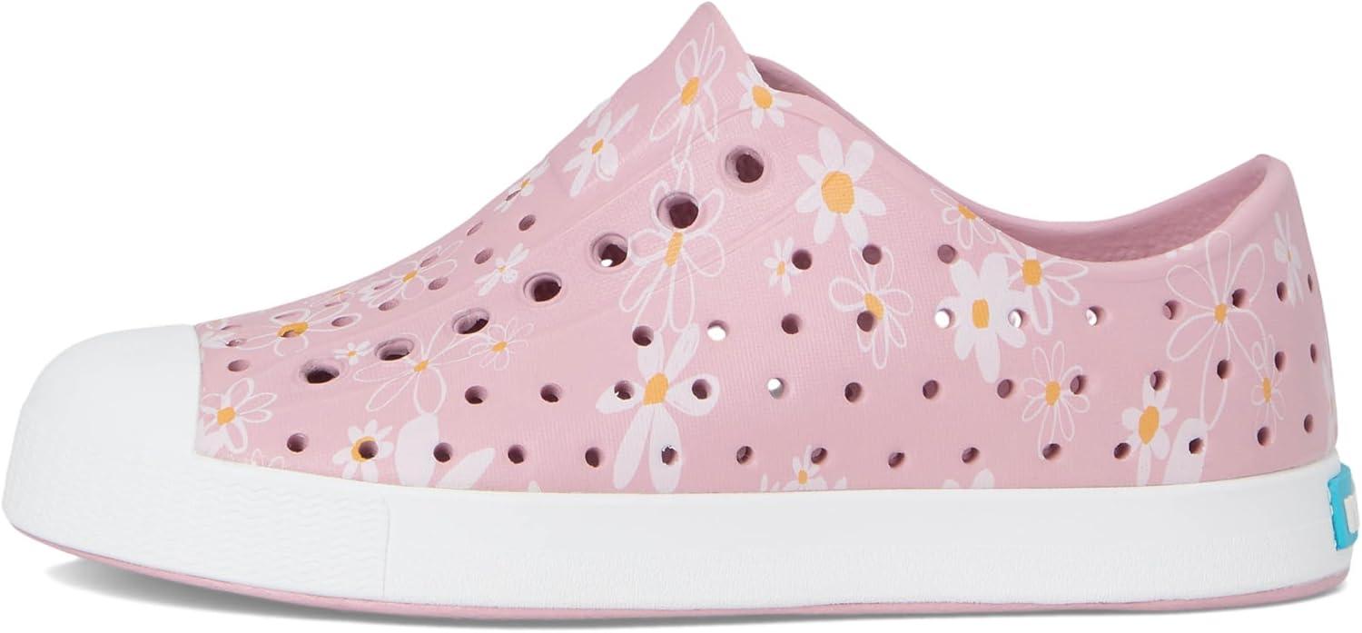 image:imageNative Shoes UnisexKids Jefferson Print SneakersBalos PinkShell WhiteShell Daisy