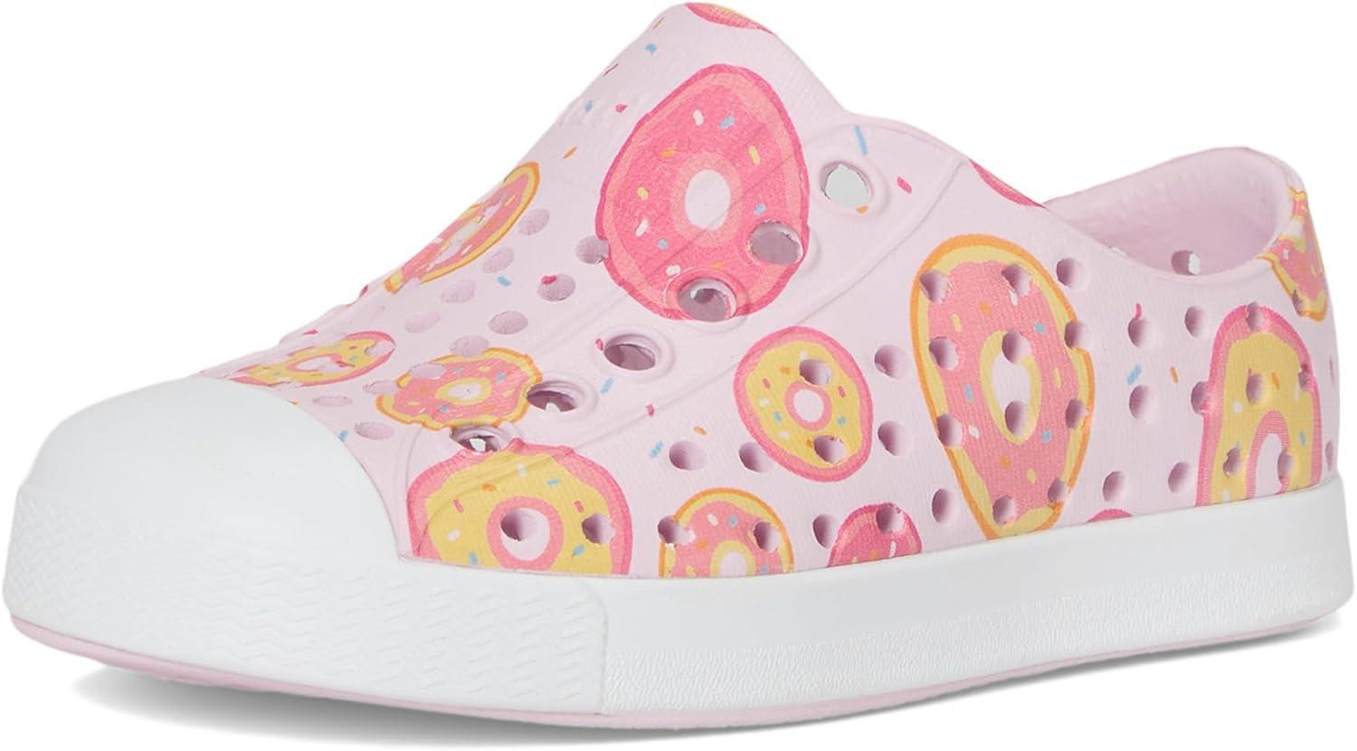 image:imageNative Shoes UnisexKids Jefferson Print SneakersBarely PinkShell WhiteDonuts