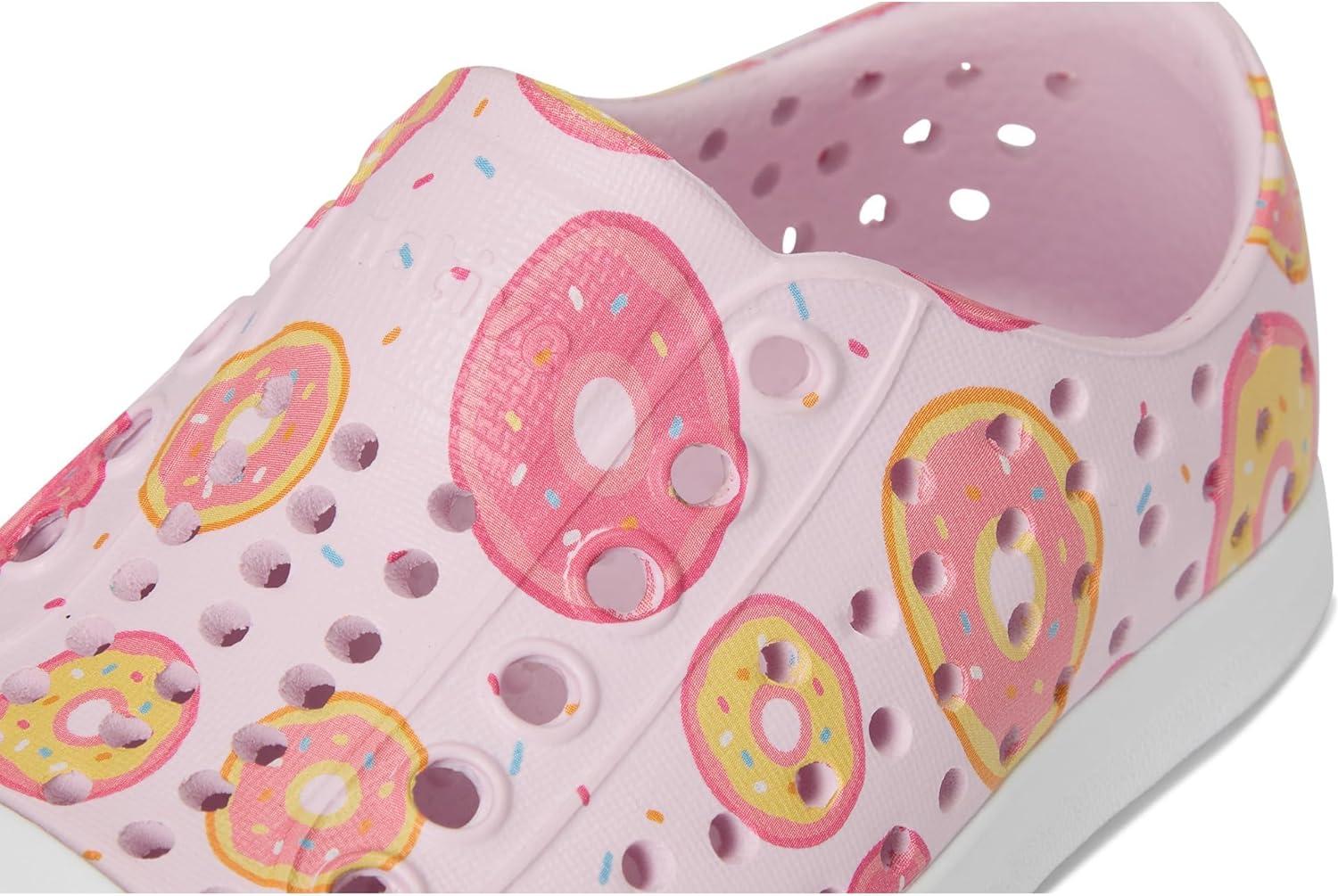 image:imageNative Shoes UnisexKids Jefferson Print SneakersBarely PinkShell WhiteDonuts