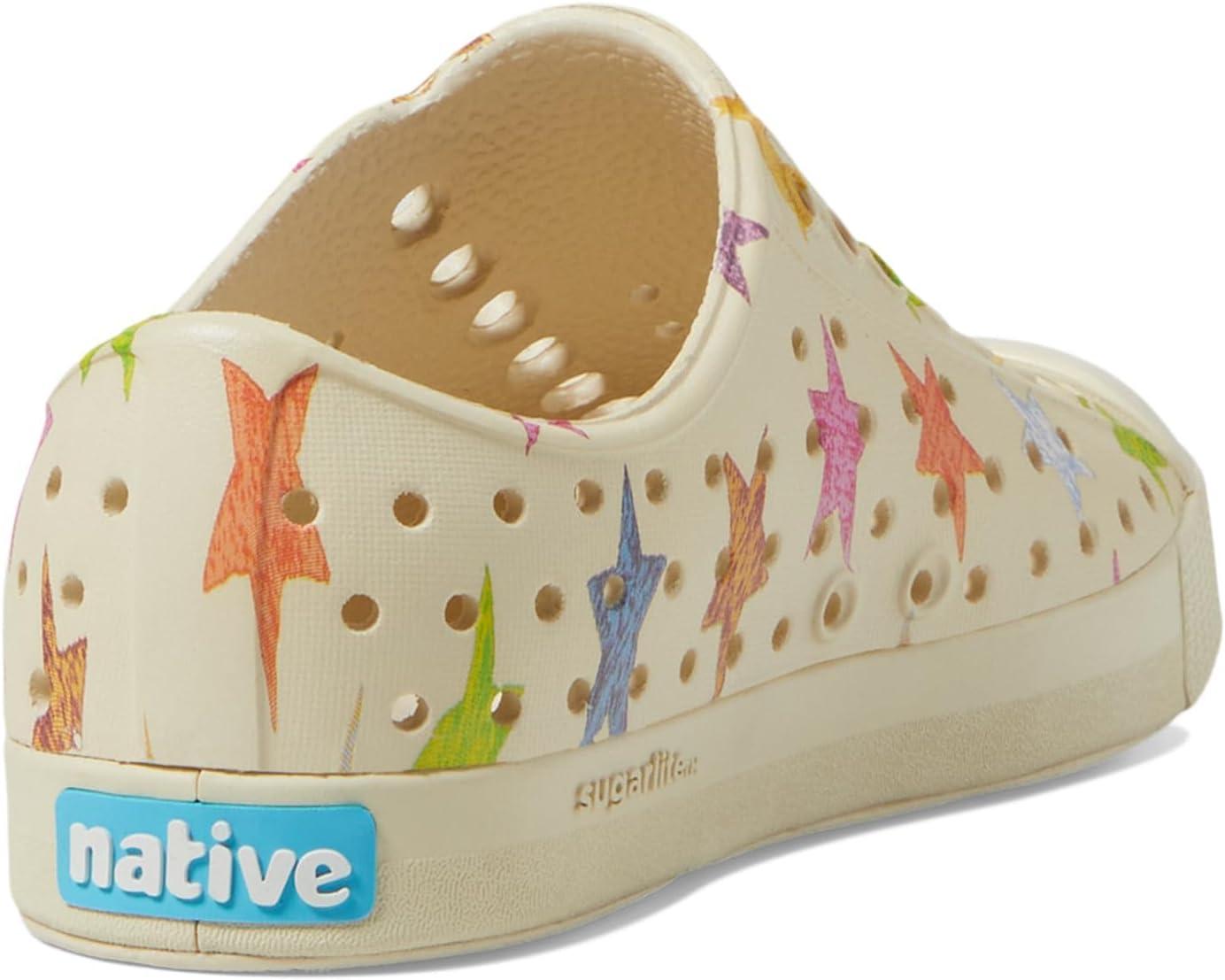 image:imageNative Shoes UnisexKids Jefferson Print SneakersBone WhiteBone WhiteMulti Star