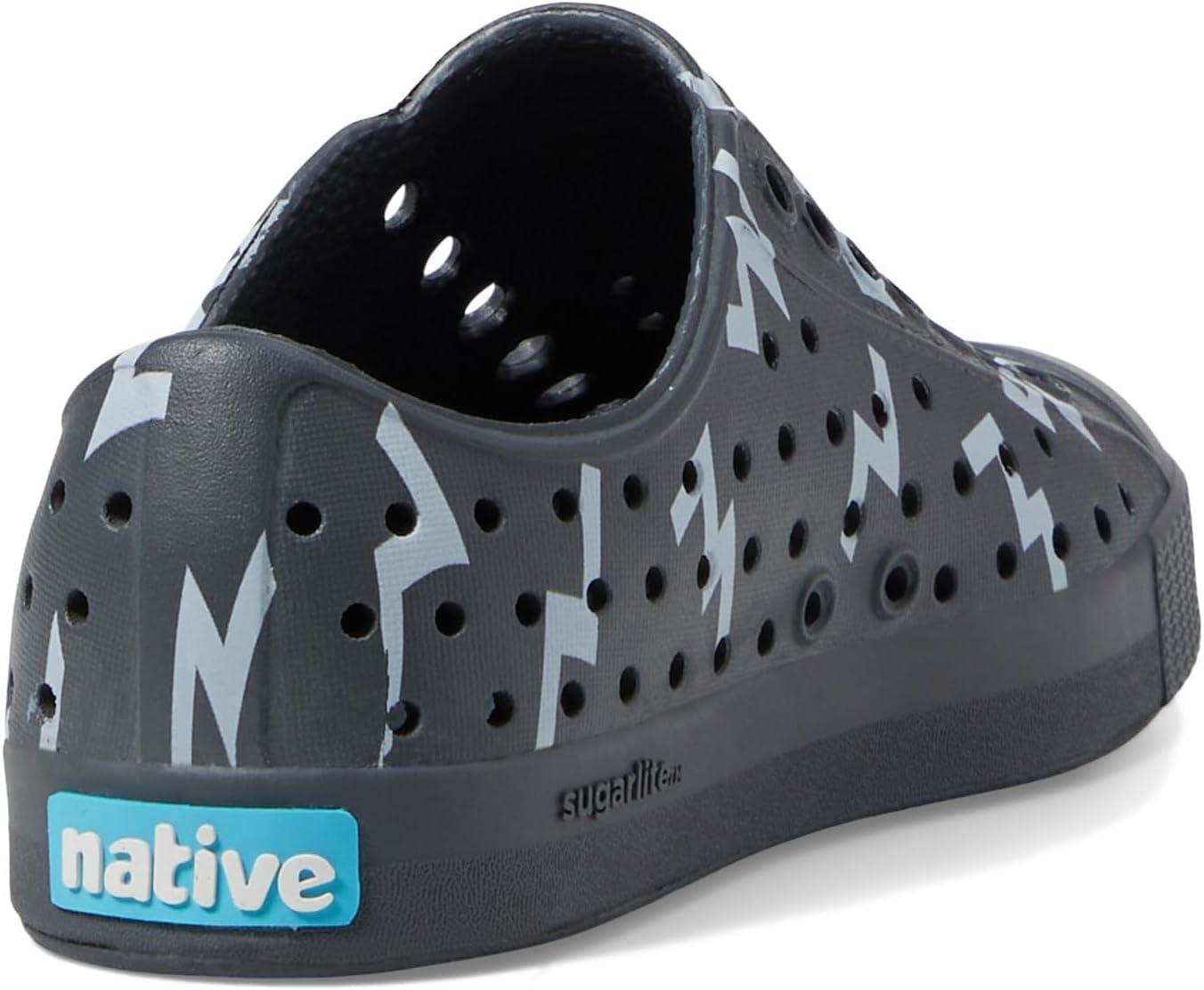 image:imageNative Shoes UnisexKids Jefferson Print SneakersGravity GreyGravity GreyShell White Wiggle