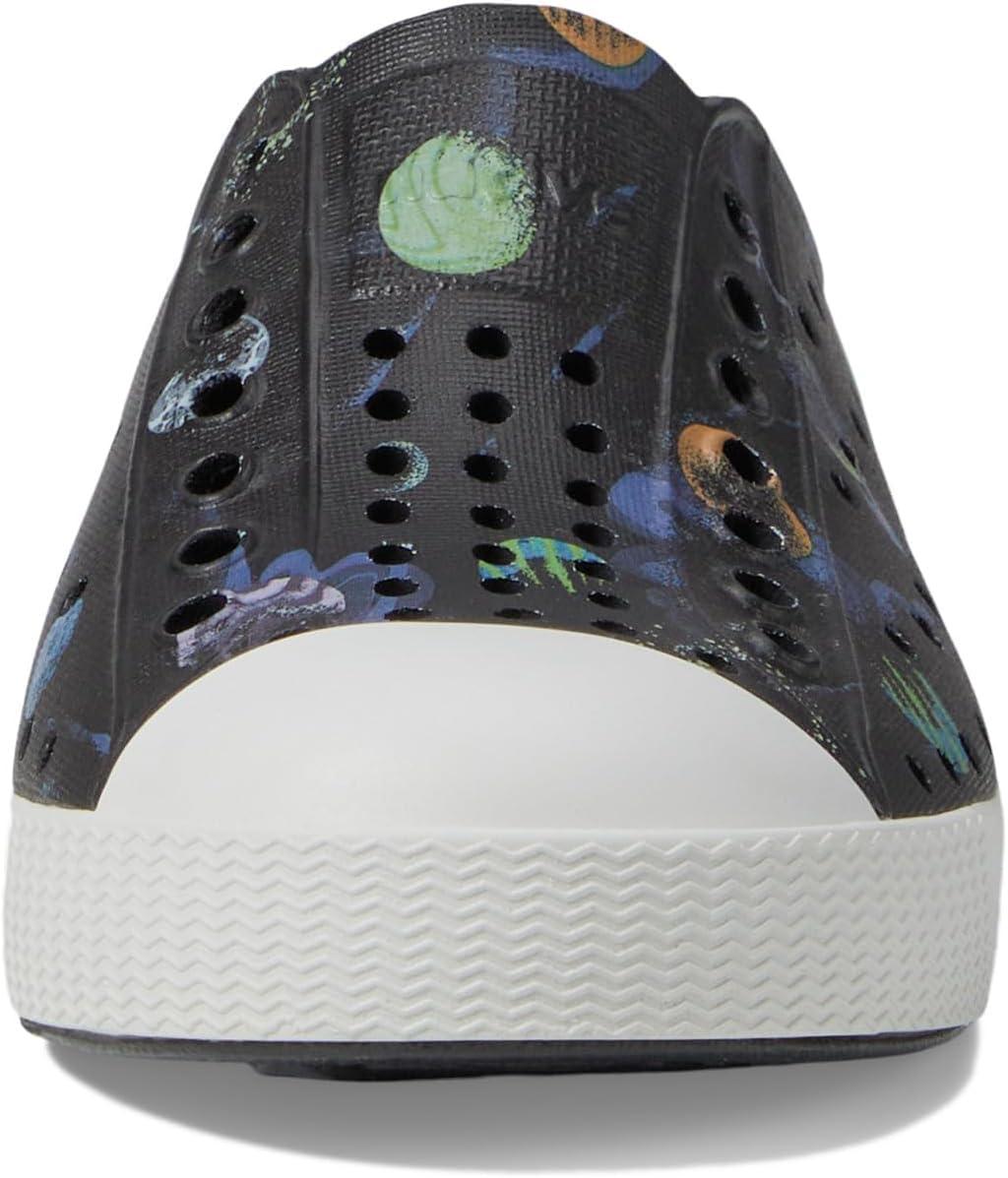 image:imageNative Shoes UnisexKids Jefferson Print SneakersJiffy BlackShell WhiteUp in Space